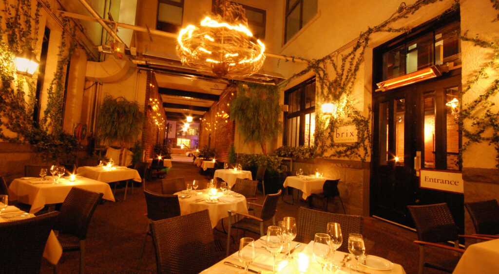 Photo from the Brix Restaurant website
