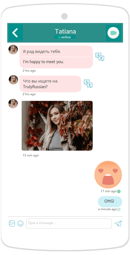 chatting with a russian penpal online