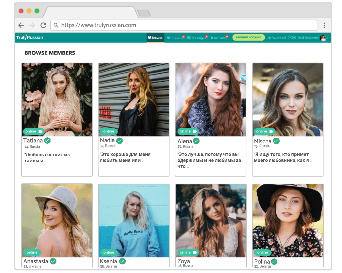 russian women profiles
