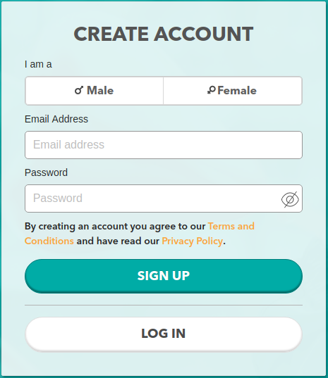 TrulyRussian Create Account Box