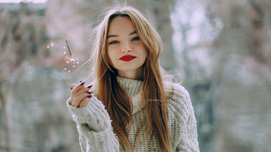 a ukrainian woman smiling