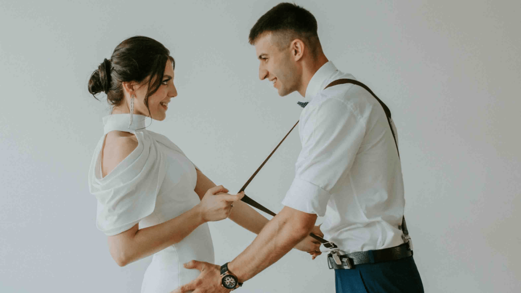 belarusian couple who just got married